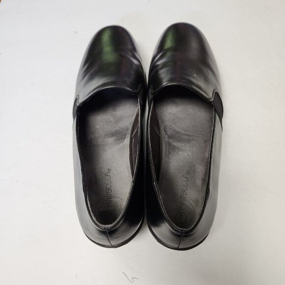 MARBELLA  BLACK SLIP ON CAREER PUMPS SHOES SIZE 9 M - Picture 7 of 7